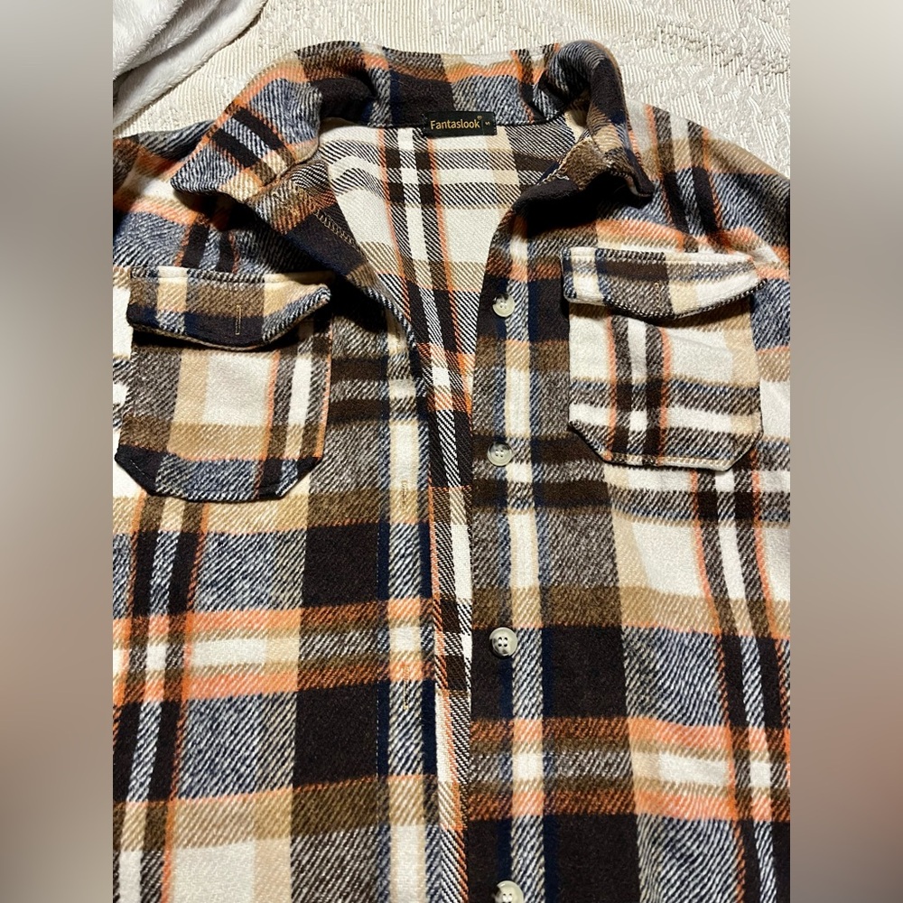 Plaid Utility Jacket - image 8